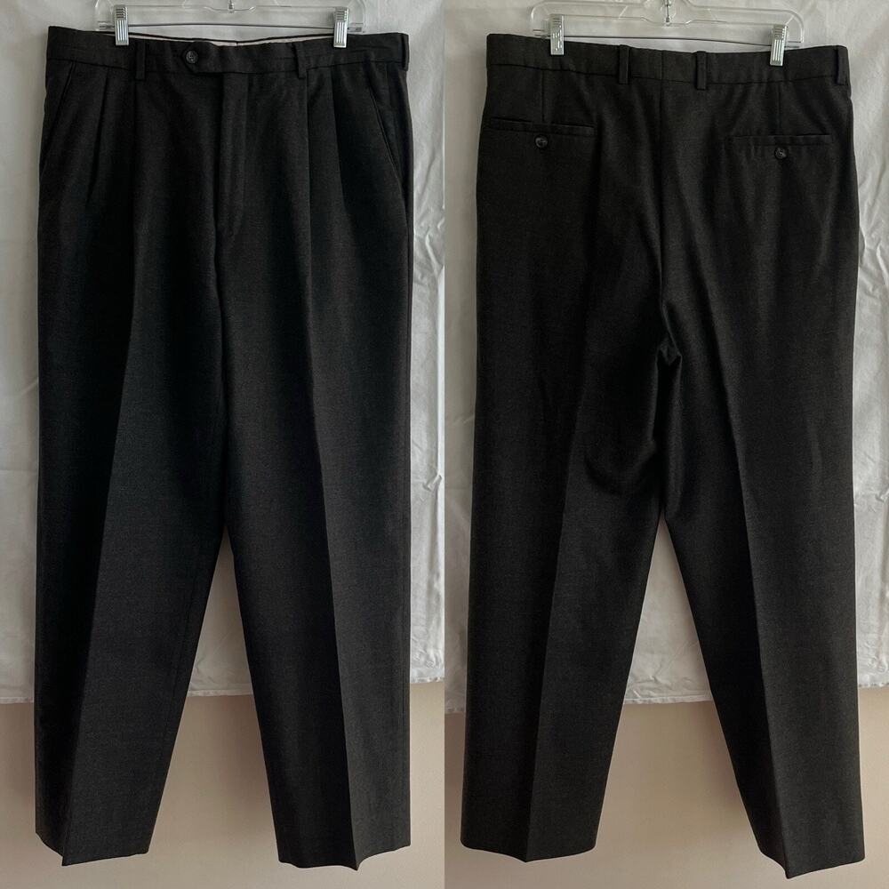 Principe Men's brown wool and cashmere blend, made in Italy, size 36, classic.